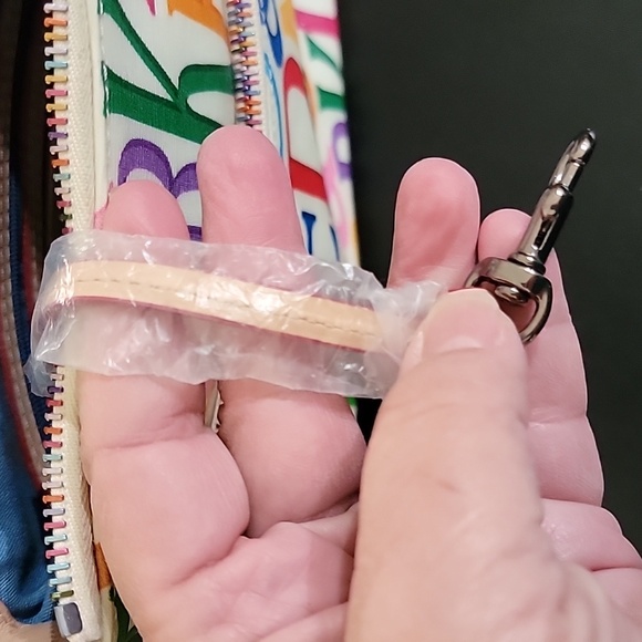 Dooney & Bourke Retro Rainbow Grafica Adjustable Strap Crossbody Bag NWOT - Picture 8 of 16